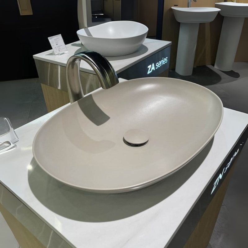 Chậu Rửa Mặt Lavabo TOTO LT4706#MGR Đặt Bàn Màu Xám Mờ - Ảnh 2