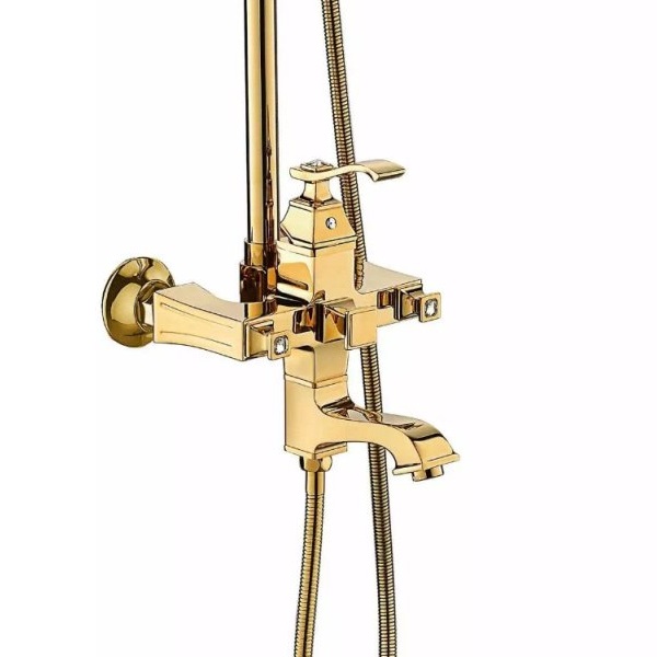 Sen Cây Tắm Đứng Nóng Lạnh Màu Vàng Gold BALLY (BL_S1966T)