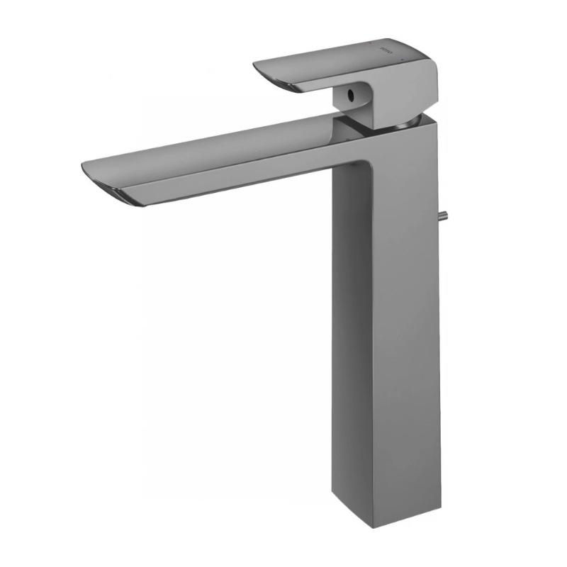 Vòi Lavabo TOTO TLG02307B#BGP Nóng Lạnh Cổ Cao Xám Than Chì Mờ