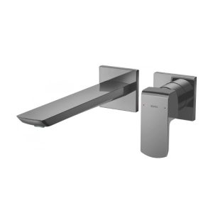 Vòi Lavabo TOTO TLG02311BB#BGP Nóng Lạnh Gắn Tường Màu Xám