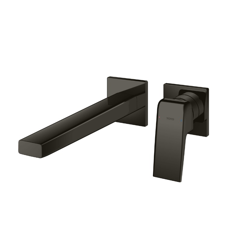 Vòi Lavabo TOTO TLG10308BB#MBL Nóng Lạnh Gắn Tường Màu Đen Mờ