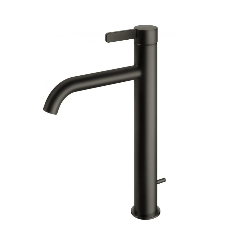 Vòi Lavabo TOTO TLG11305B#MBL Nóng Lạnh Cổ Cao Màu Đen Mờ