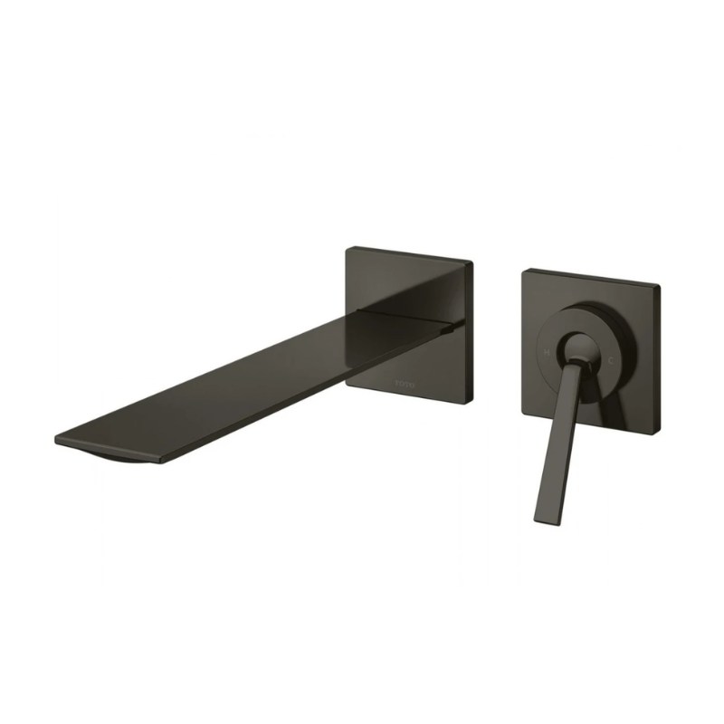 Vòi Lavabo TOTO TLP02310BA#MBL Nóng Lạnh Gắn Tường Màu Đen Mờ