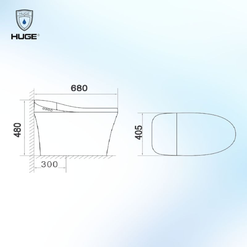 Bồn Cầu Thông Minh Huge H-BS2089B - Ảnh 3