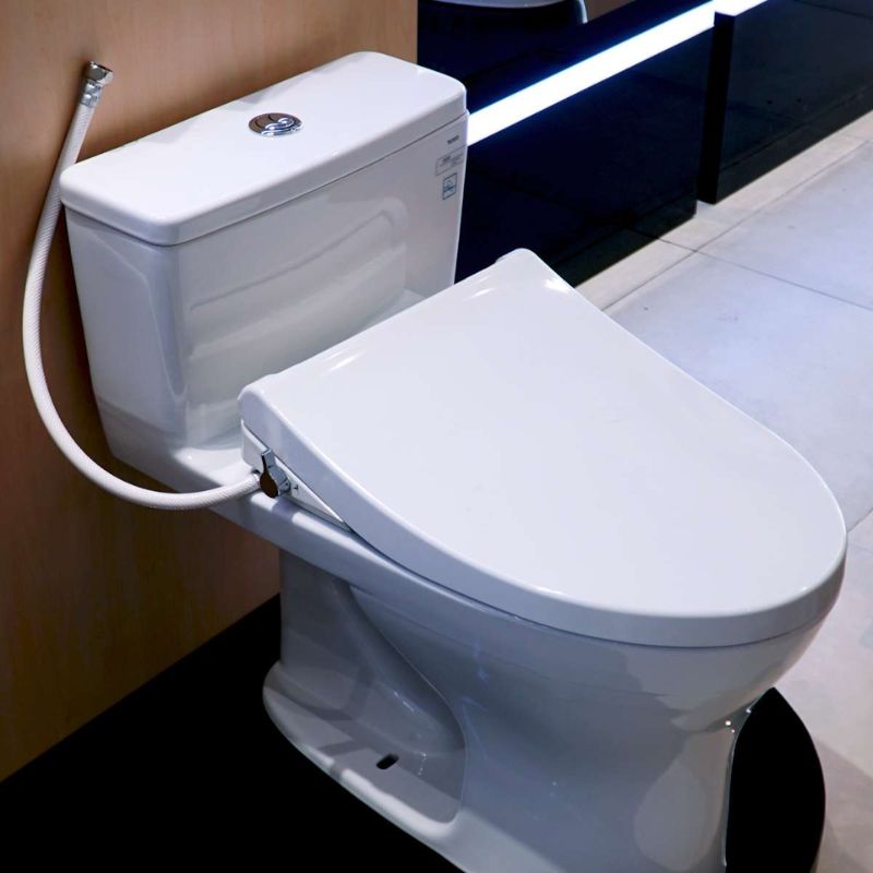 Bồn Cầu Một Khối TOTO MS855DE4 Nắp cơ - Ảnh 2