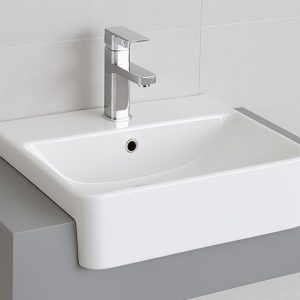 Chậu rửa lavabo bán âm bàn