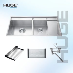 Chậu Rửa Chén 2 Hố Có Bàn Plus Huge H-P200D