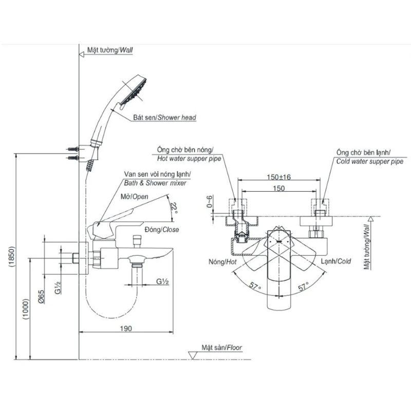 củ sen tắm toto TBG02302VA
