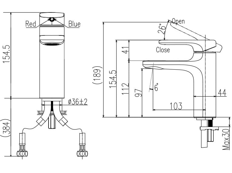 Vòi Chậu Lavabo Inax LFV-632S - Ảnh 2