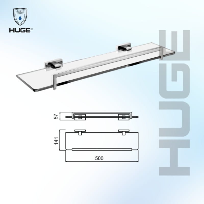 Kệ kính H-B1638 là sản phẩm nằm trong Bộ phụ kiện Costa Sus304 cao cấp
