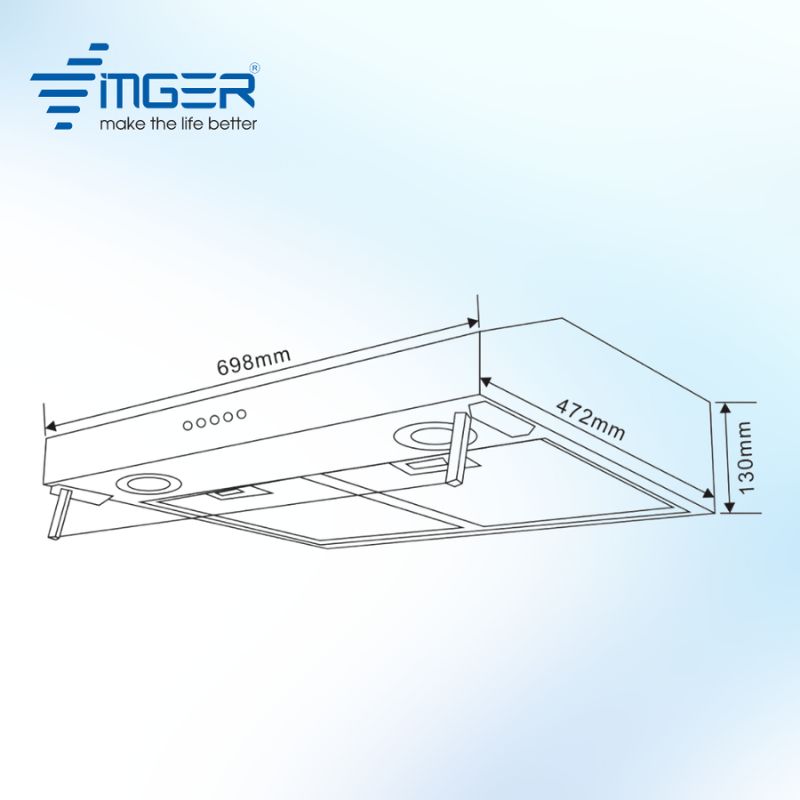 Máy Hút Mùi Treo Tường VG 117 EC - Ảnh 2