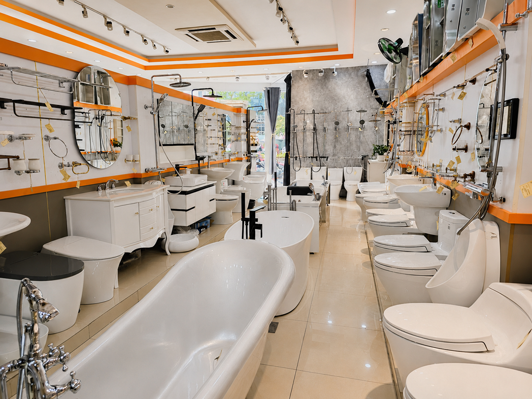 Khu trưng bày thiết bị nhà bếp cao cấp