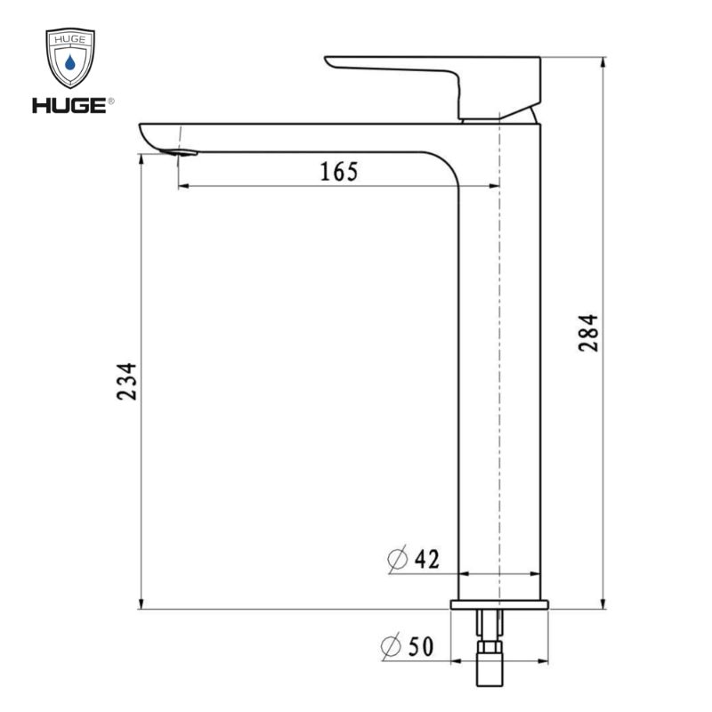 Vòi Lavabo nóng lạnh Huge Allen Eco H-2800AM - Ảnh 3