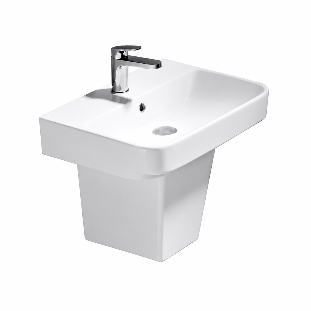 Lavabo treo tường WB-16 là lựa chọn phù hợp cho những không gian phòng tắm cần sự gọn gàng