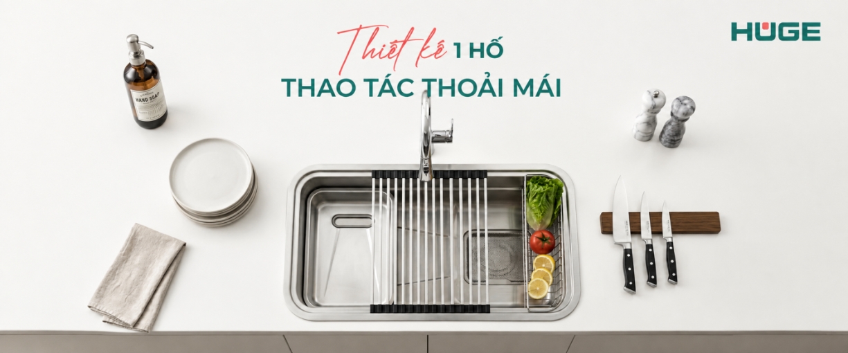 Chậu Rửa Chén HUGE H-JS7545U