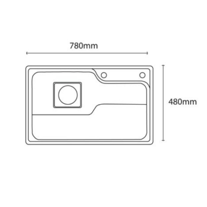 Chậu Rửa Chén HUGE H-JS7848-PRO