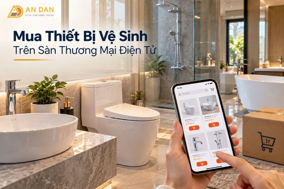 Mua Thiết Bị Vệ Sinh Trên Sàn Thương Mại Điện Tử