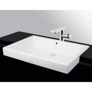 Chậu lavabo bán âm bàn TOTO LW646JW-F#W