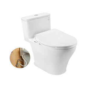 Bồn một khối TOTO MS857DE6#XW nắp rửa cơ Ecowasher TCW11S