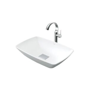 Chậu lavabo đặt bàn đá cẩm thạch nhân tạo TOTO PJS02WE#GW