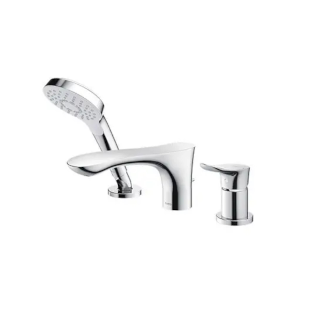 Ảnh sản phẩm bộ vòi xả bồn tắm TBG01305BB kèm sen tắm GO 3 lỗ